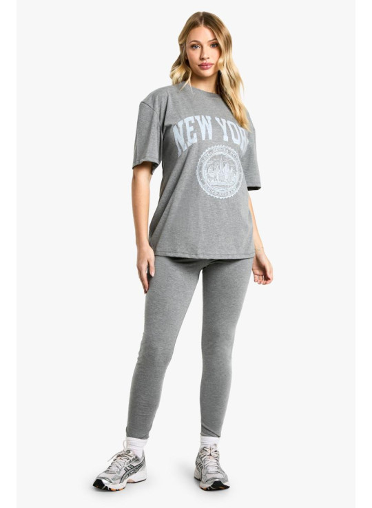 Материнство Нью-Йорк Великий графічний набори для легінгу футболки