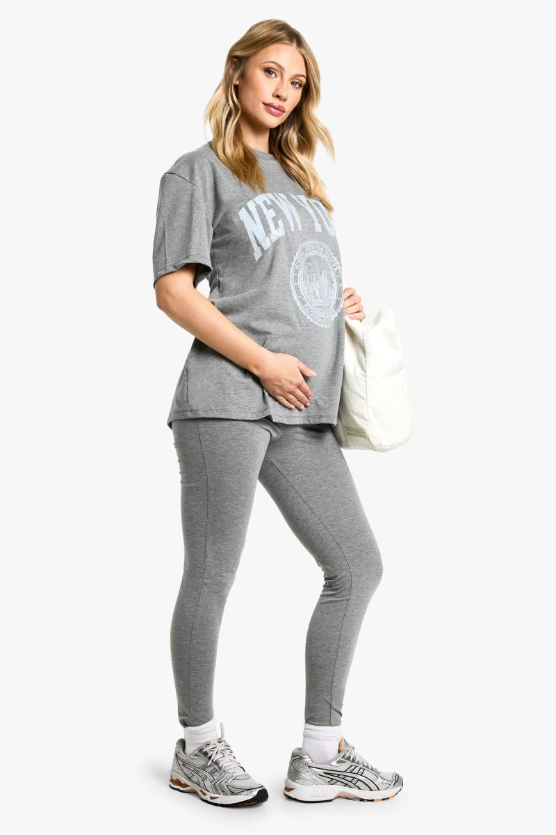 Материнство Нью-Йорк Великий графічний набори для легінгу футболки