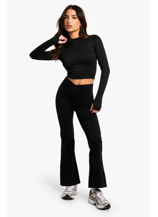 Маленька обгортання високої талії преміум -активний спалах