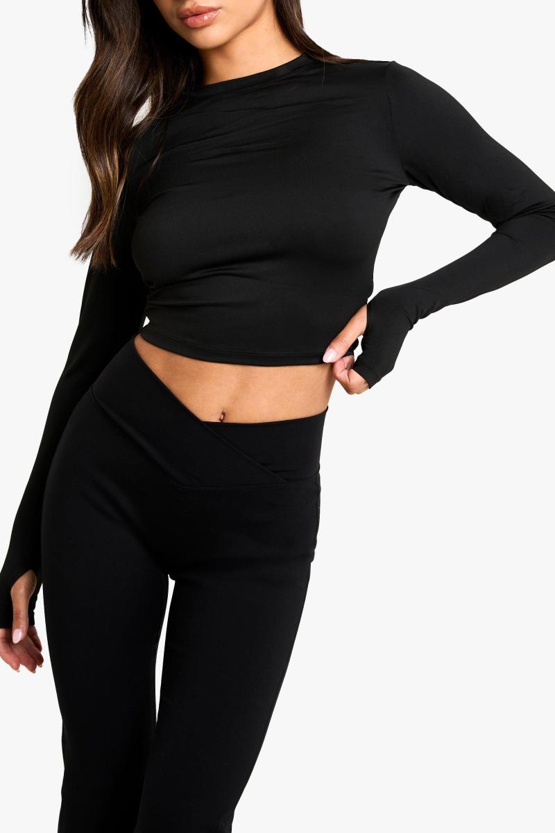 Маленька обгортання високої талії преміум -активний спалах