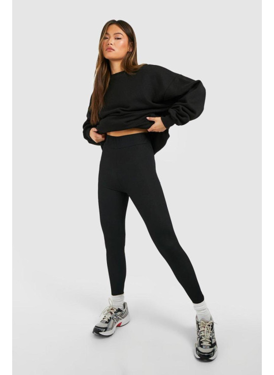 Легінси з ребристим поясом