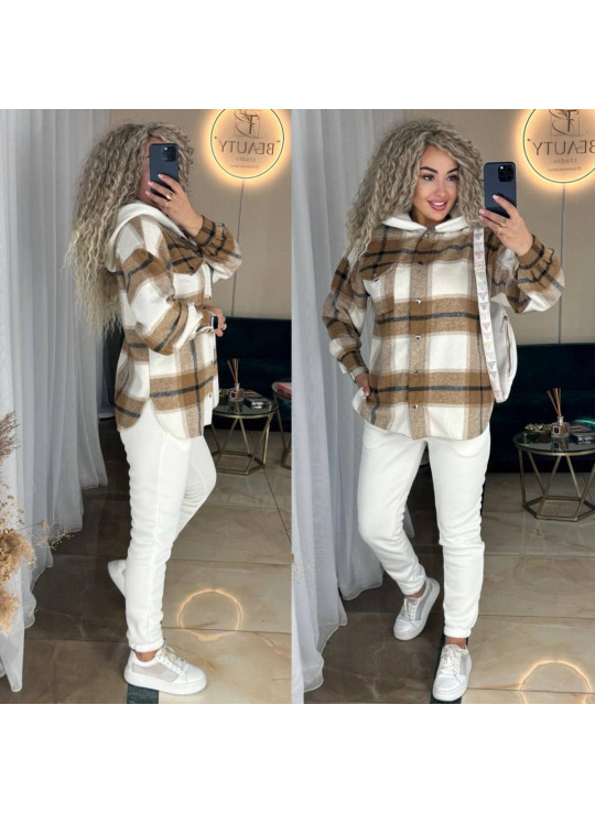 Брючний костюм сорочка клітинка Брючний костюм сорочка клітинка