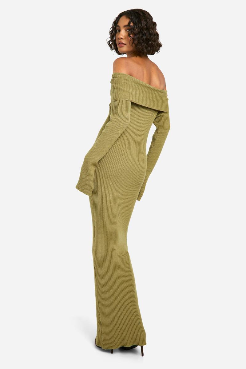 Високий сукня Bardot Riber Contic Maxi