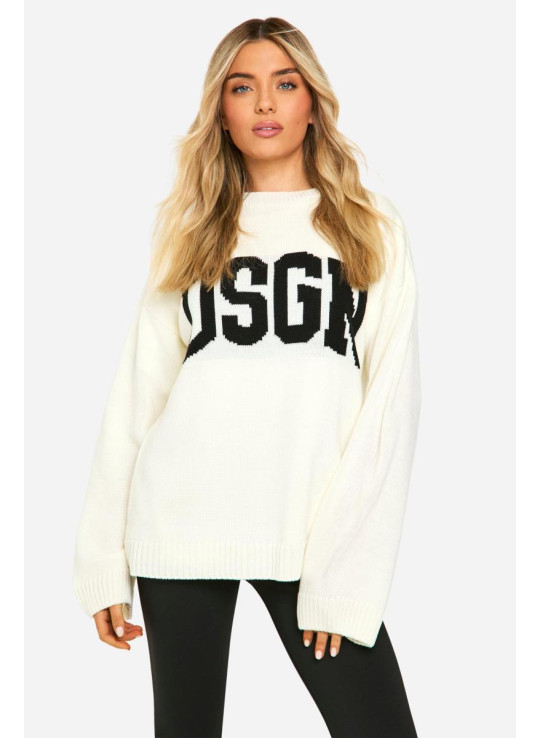 Трикотажний джемпер з круглим вирізом DSGN Трикотажний джемпер з круглим вирізом DSGN