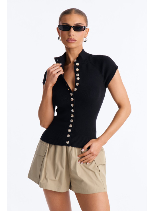 Кардиган з коміром-стійкою Кардиган з коміром-стійкою