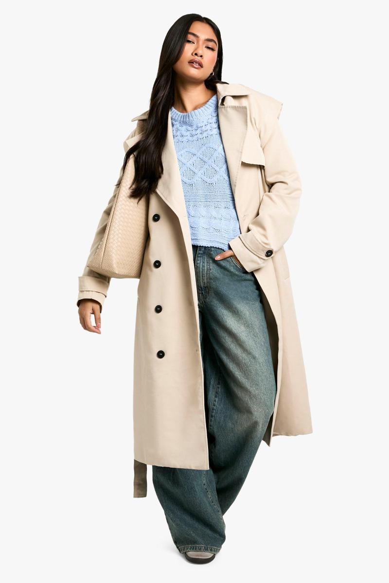 Преміум -кабель в’язав негабаритний джемпер