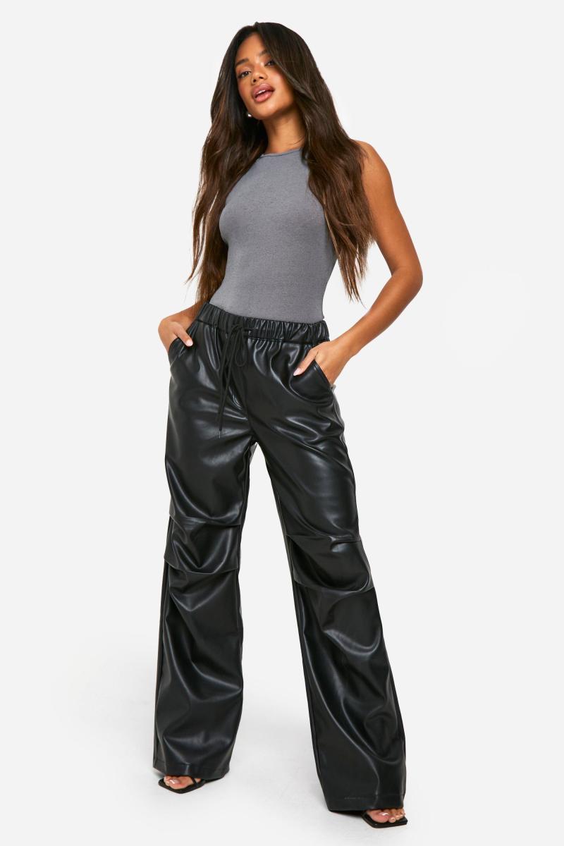 Штани Pu Slouch Fit Dad