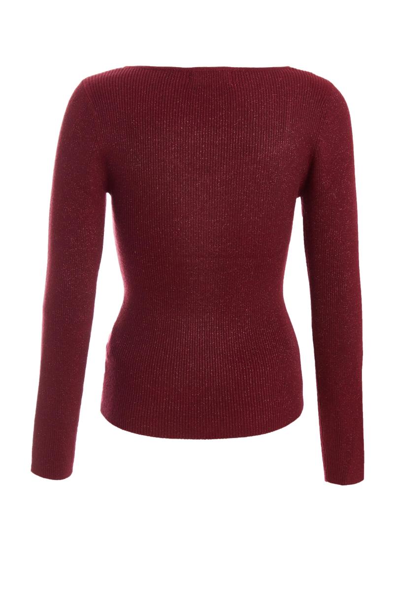 Червоний металевий джемпер для блиску