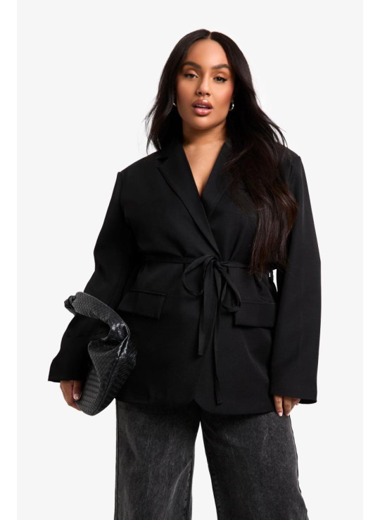 Додатковий піджак із зав’язкою на талії Marl Додатковий піджак із зав’язкою на талії Marl