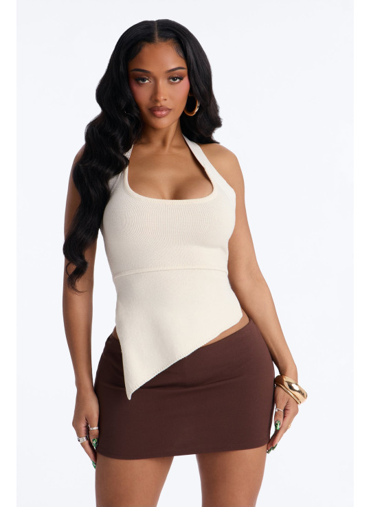 Светр-топ з еко-шкірою Светр-топ з еко-шкірою