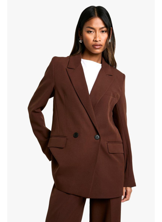 Тканий піджак великого розміру Тканий піджак великого розміру