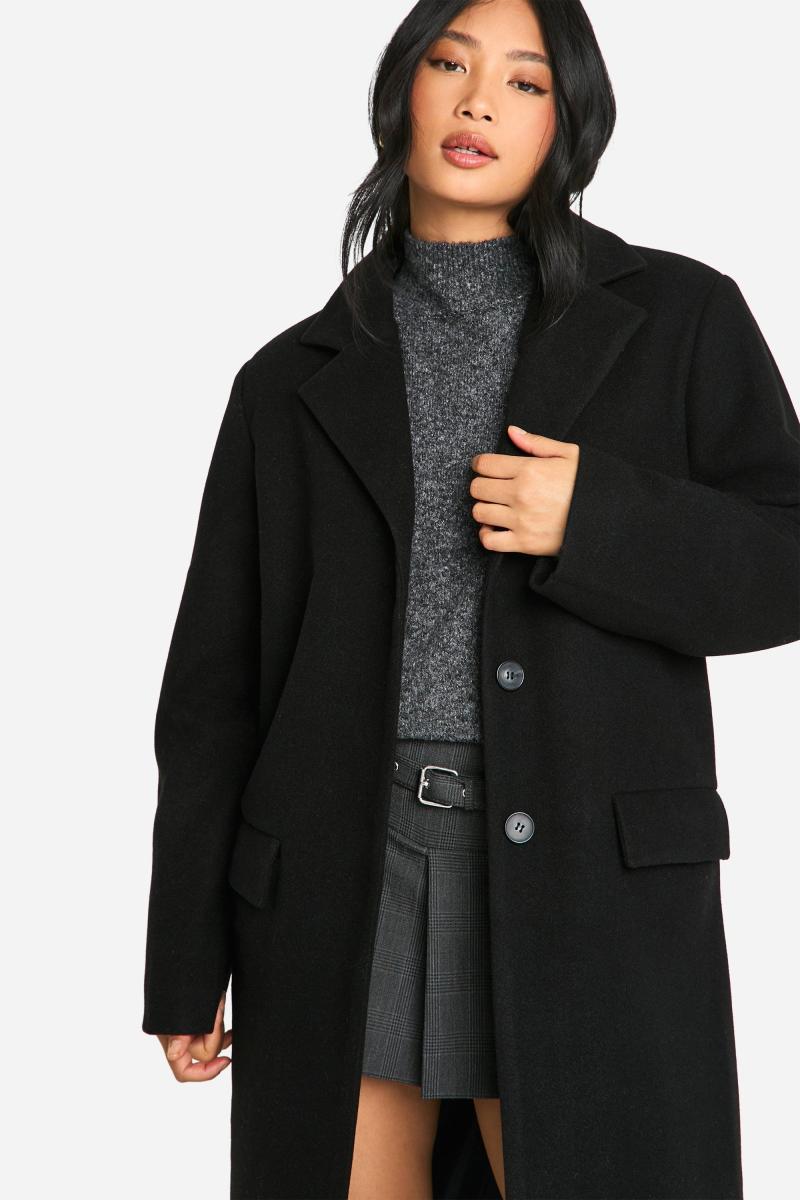 Довге пальто Petite Wool Look