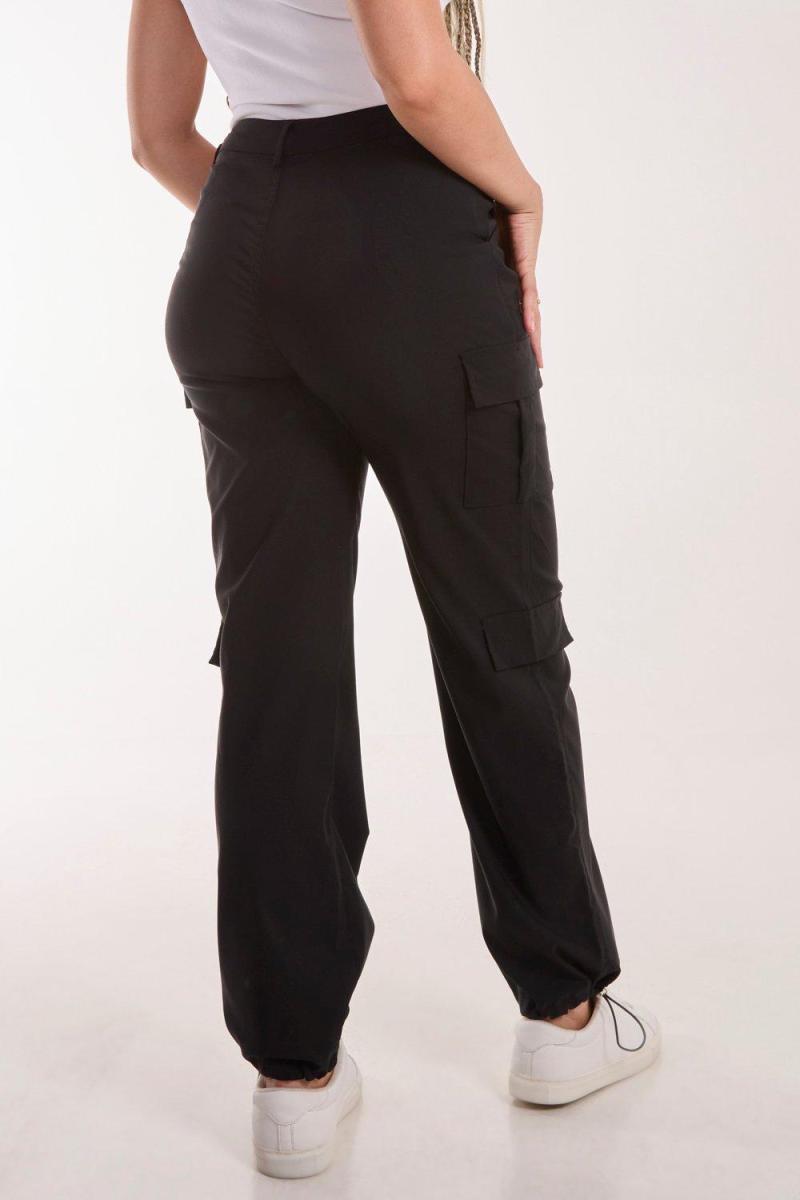 Кишенькові деталі широкі вантажні штани