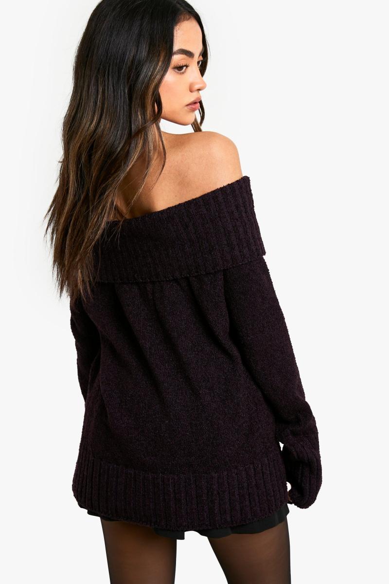 В'язаний джемпер Boucle Bardot