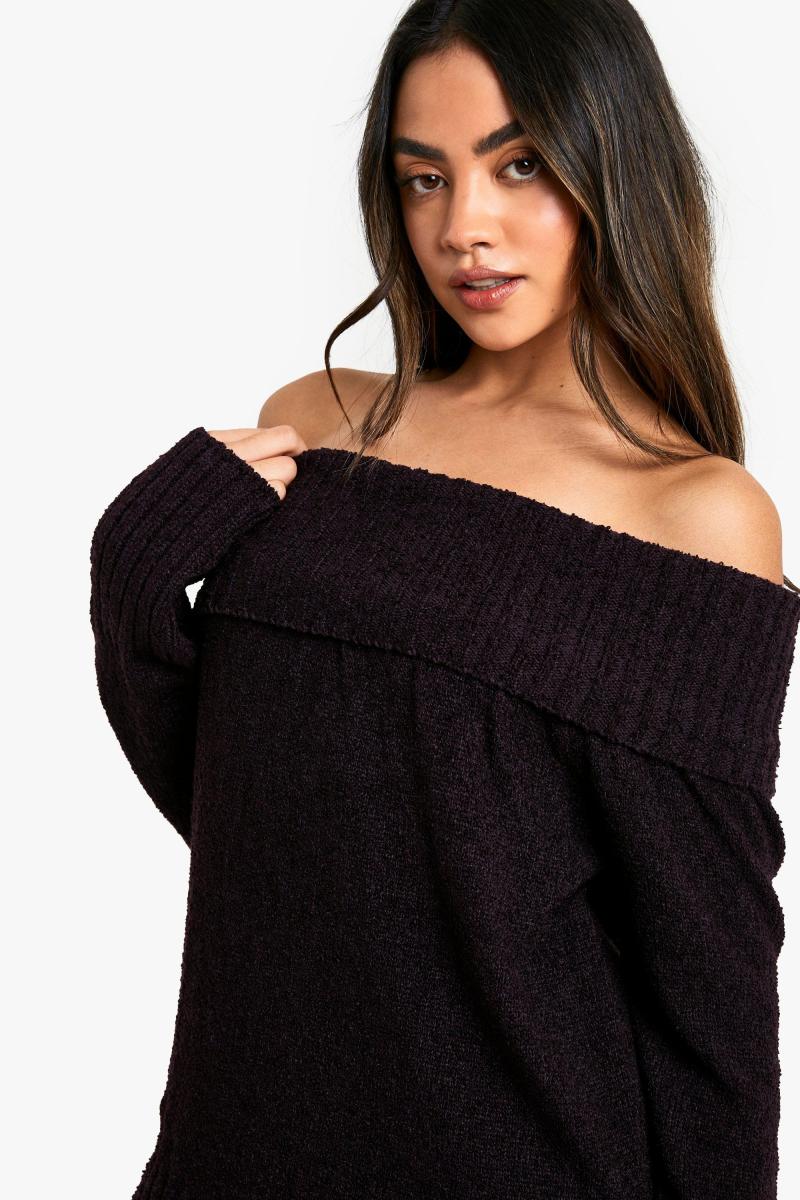 В'язаний джемпер Boucle Bardot