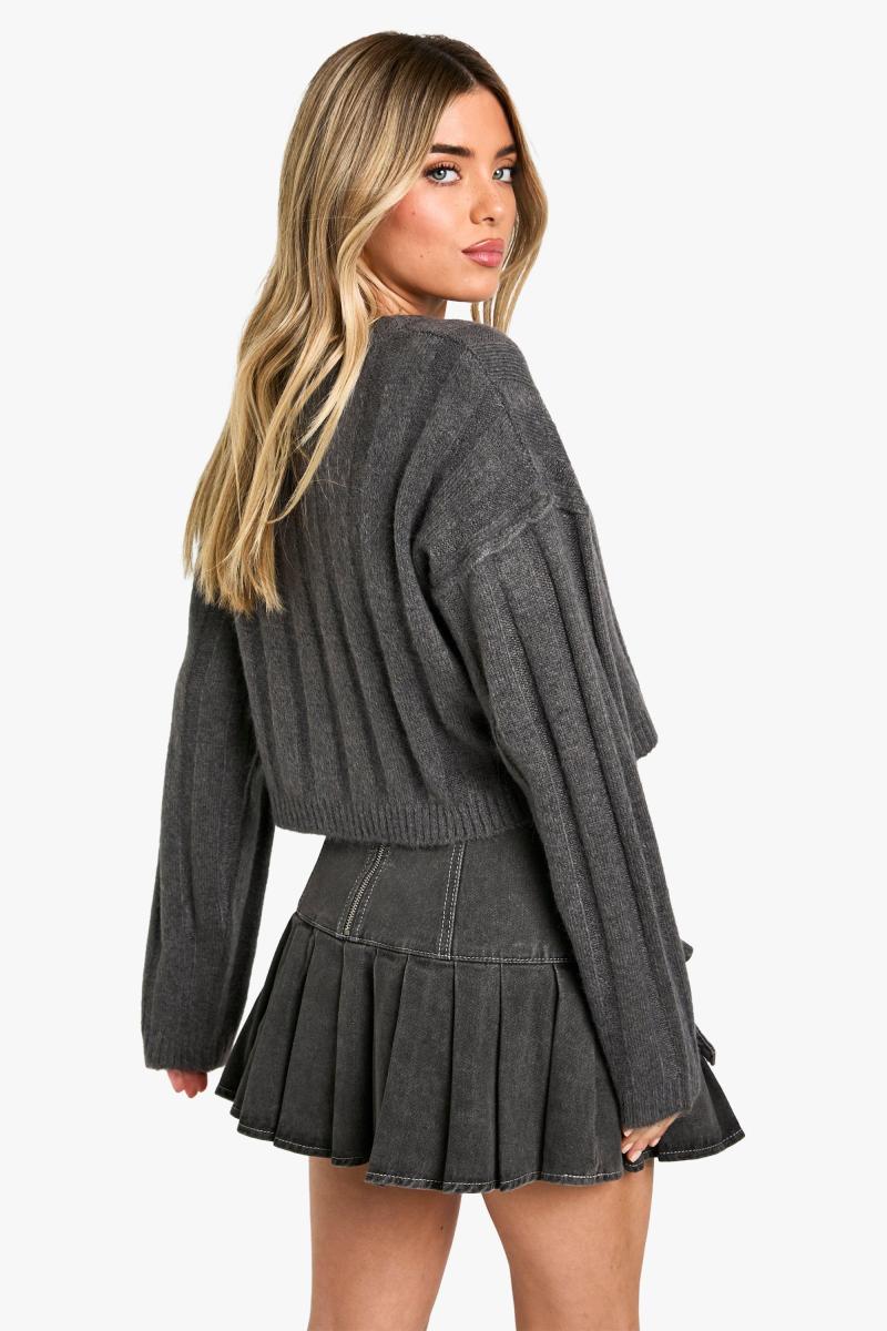 М'яка широка рубашка з відкритим швом