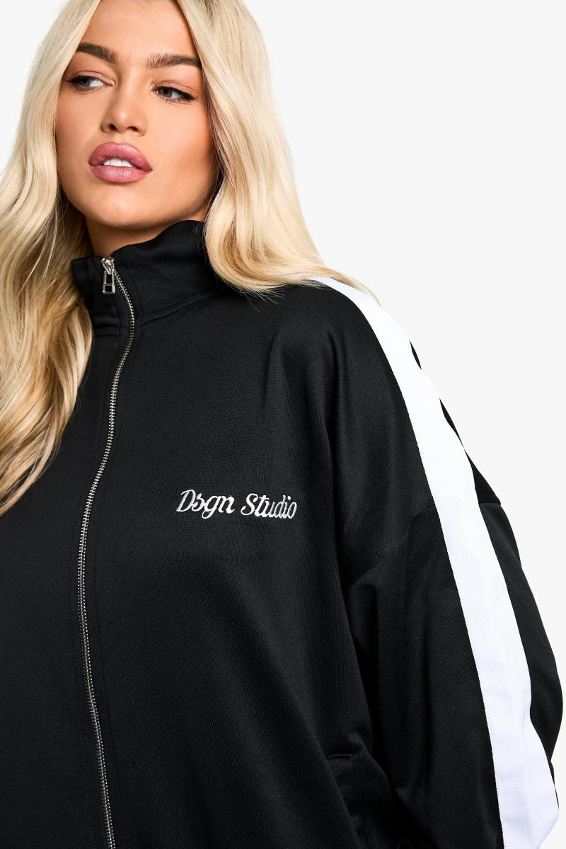 Велика спортивна куртка Dsgn Studio Tricot на блискавці