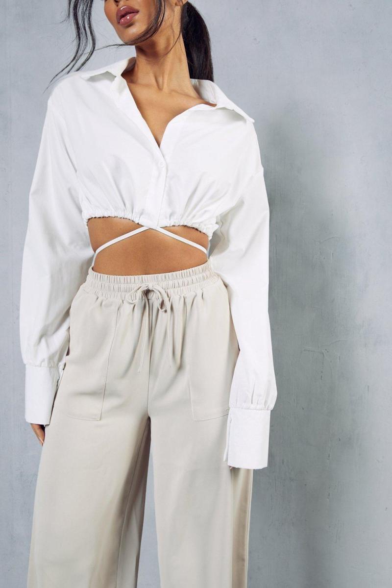 Кишенькові деталі Широкі штани для ніг