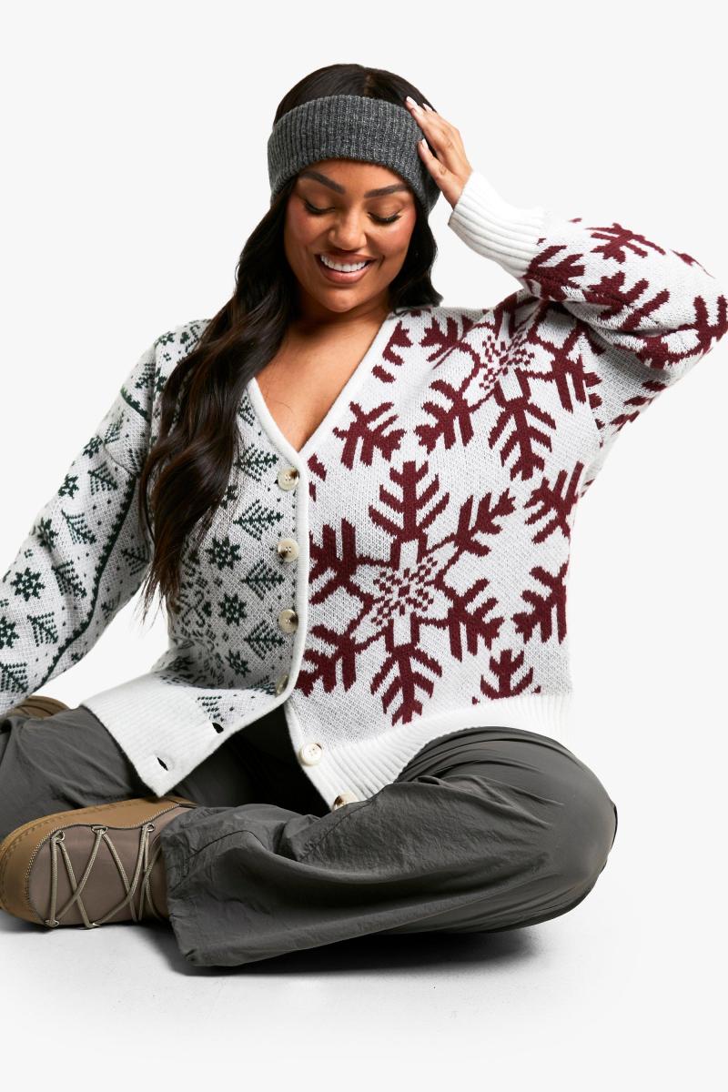 Контрастний трикотажний кардиган преміум-класу Fairisle