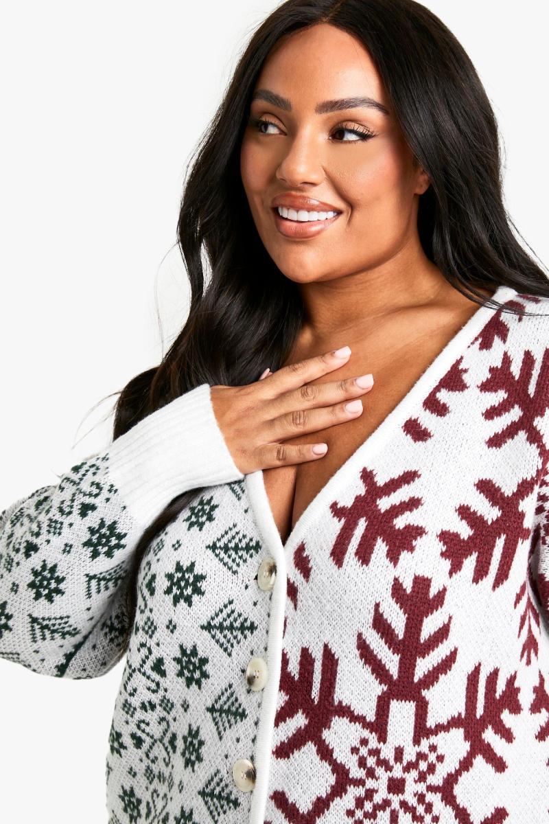 Контрастний трикотажний кардиган преміум-класу Fairisle