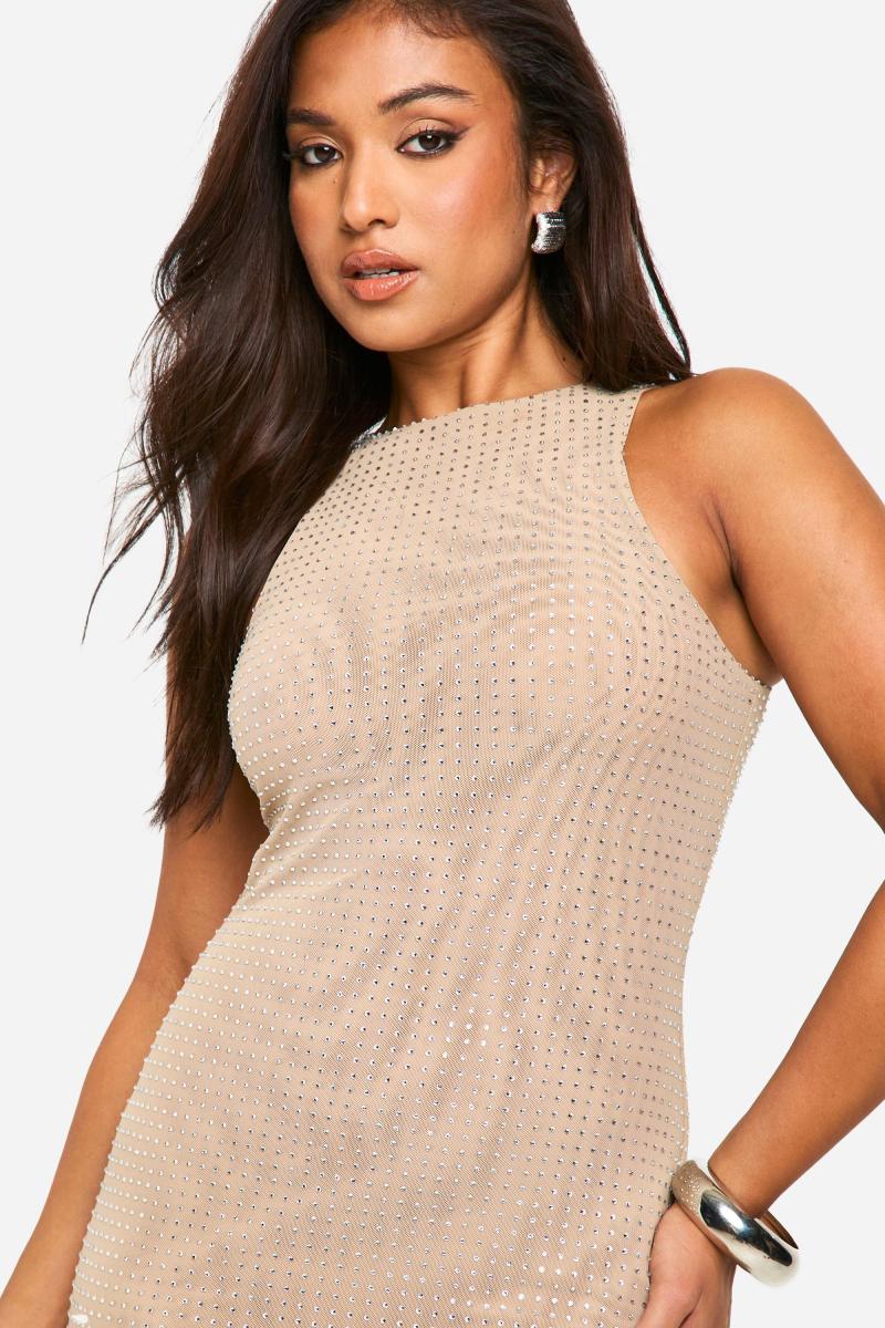 Сукня максі з гоночним вирізом Petite Hotfix