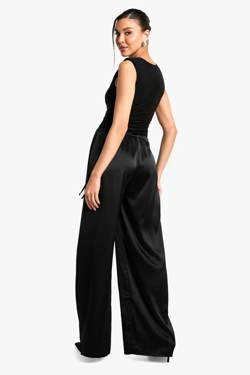 АТЛАСНІ ШИРОКІ ШТАНИ НА ТАЛІЇ