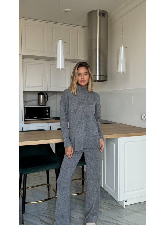 Брючний костюм широкий рубчик Брючний костюм широкий рубчик