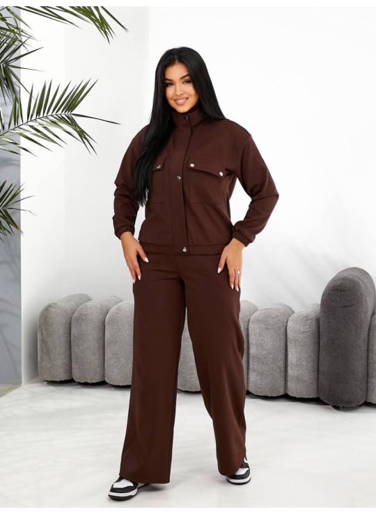 Костюм бомбер прямі штани Костюм бомбер прямі штани