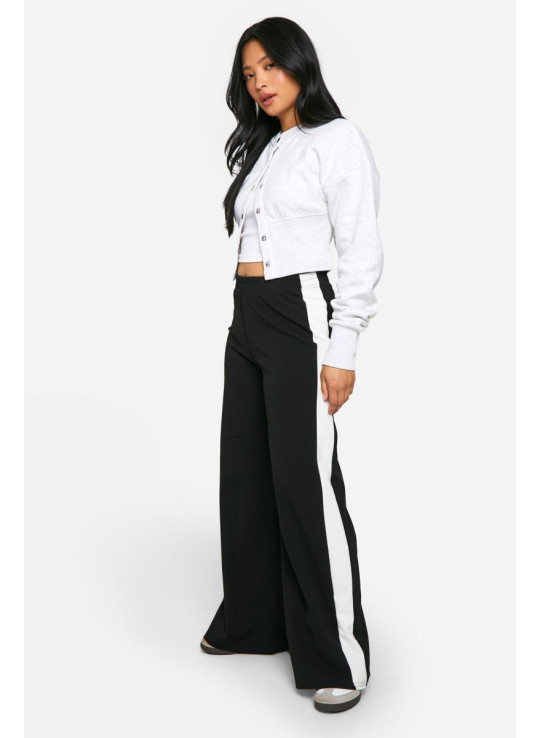 Маленькі широкі штани в контрастну смужку