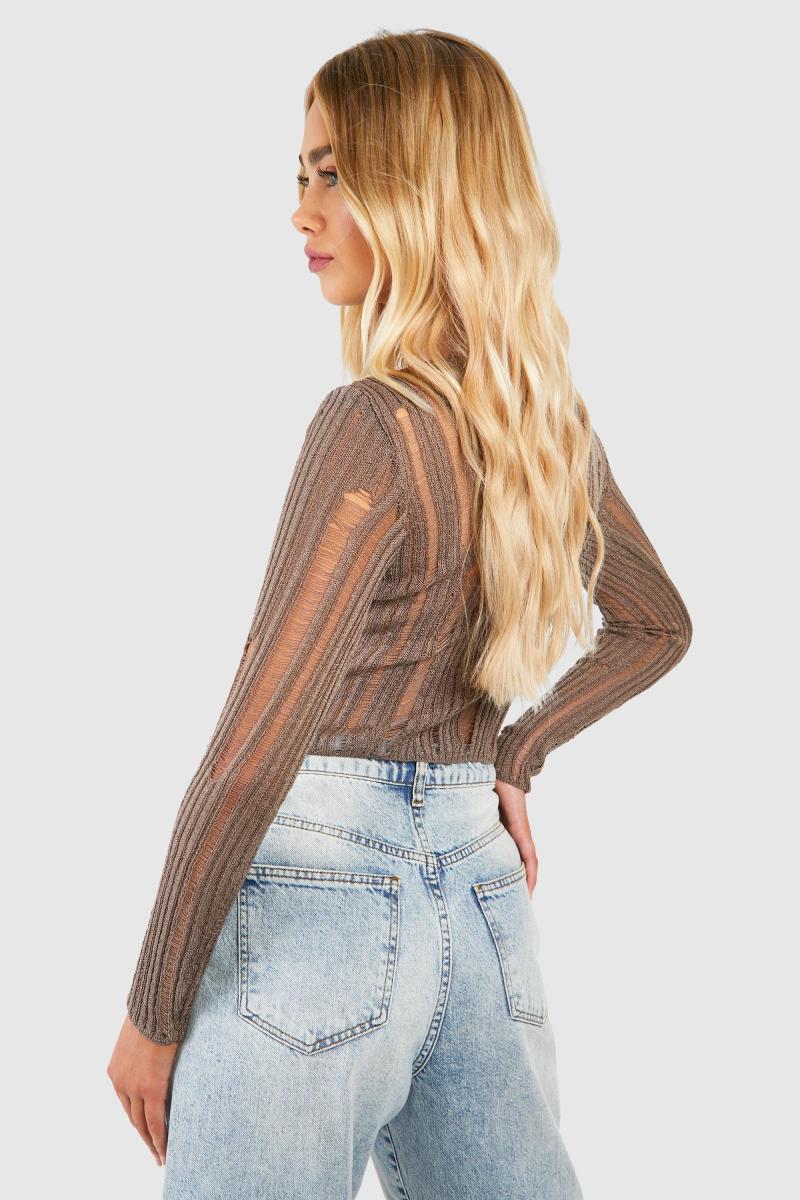 Драбина в’язана врожай кардиган